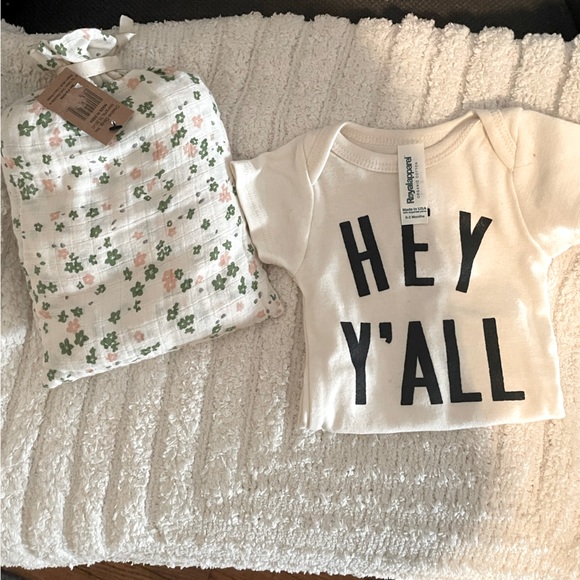 Creative CoOp One Pieces Onesie And Swaddle Poshmark